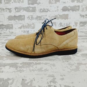 Studio Ink Lace Up Men’s Shoes Beige Tan Leather Lace Up Oxfords D968